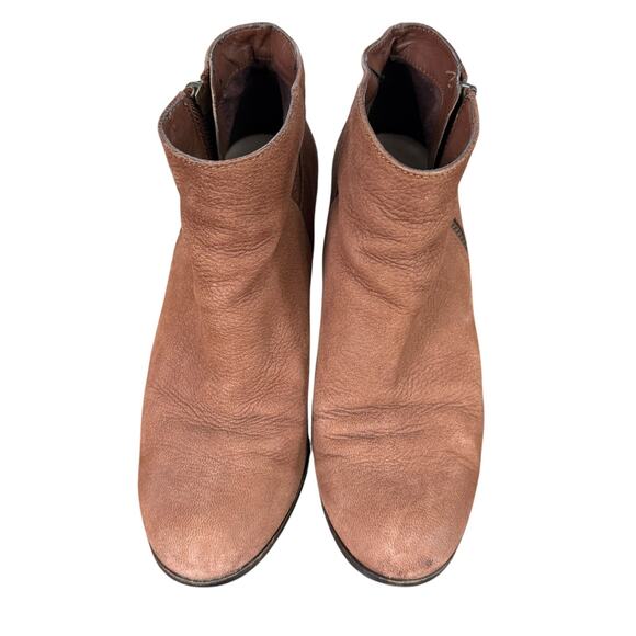 Cole Haan Grand.OS Brown High Heel Chunky Ankle Boots Booties Shoes Leather 8 B - Picture 6 of 16